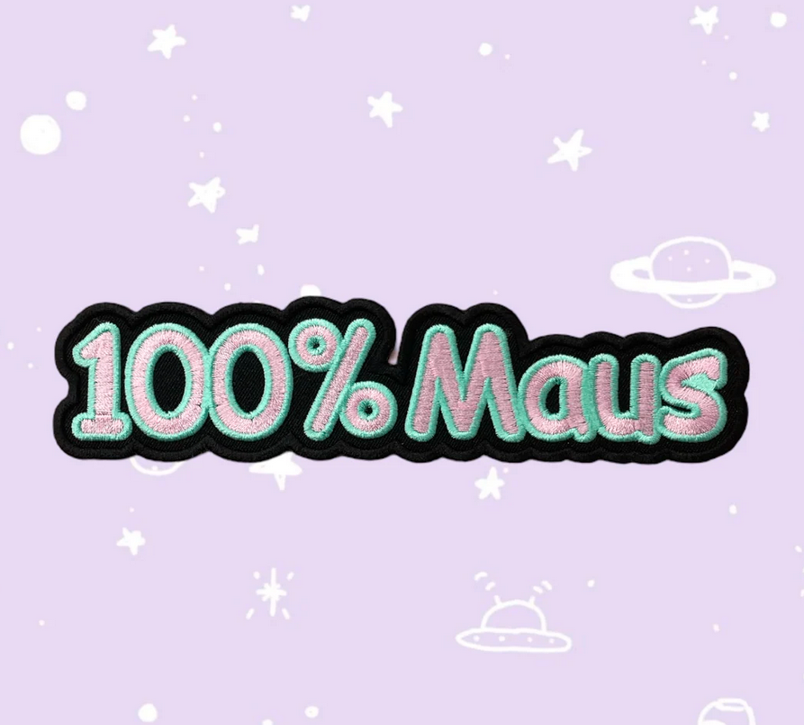 100 Prozent Maus Patch