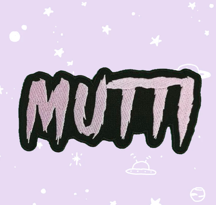 Mutti Patch Lila klein