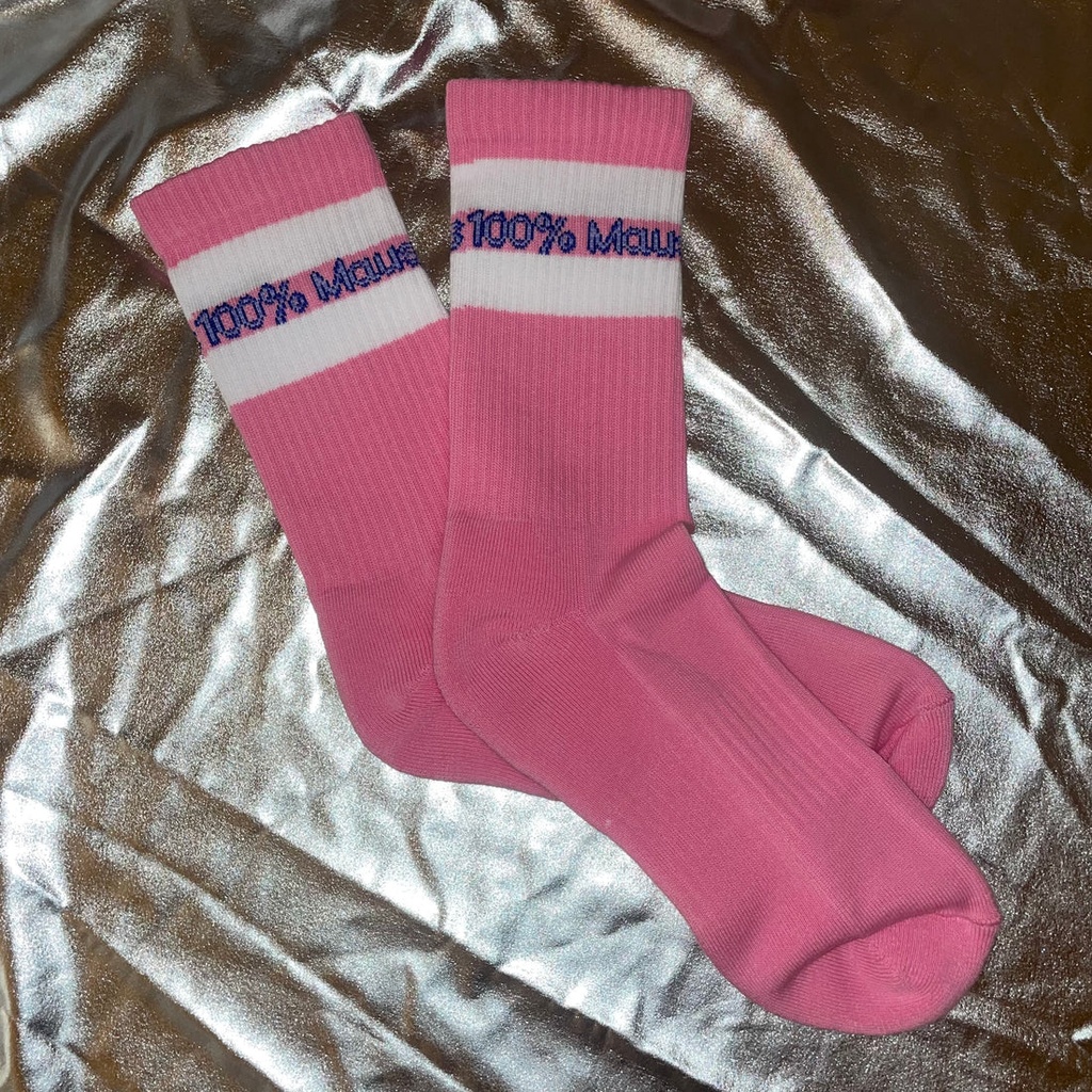 pink <3 100% Maus Socks