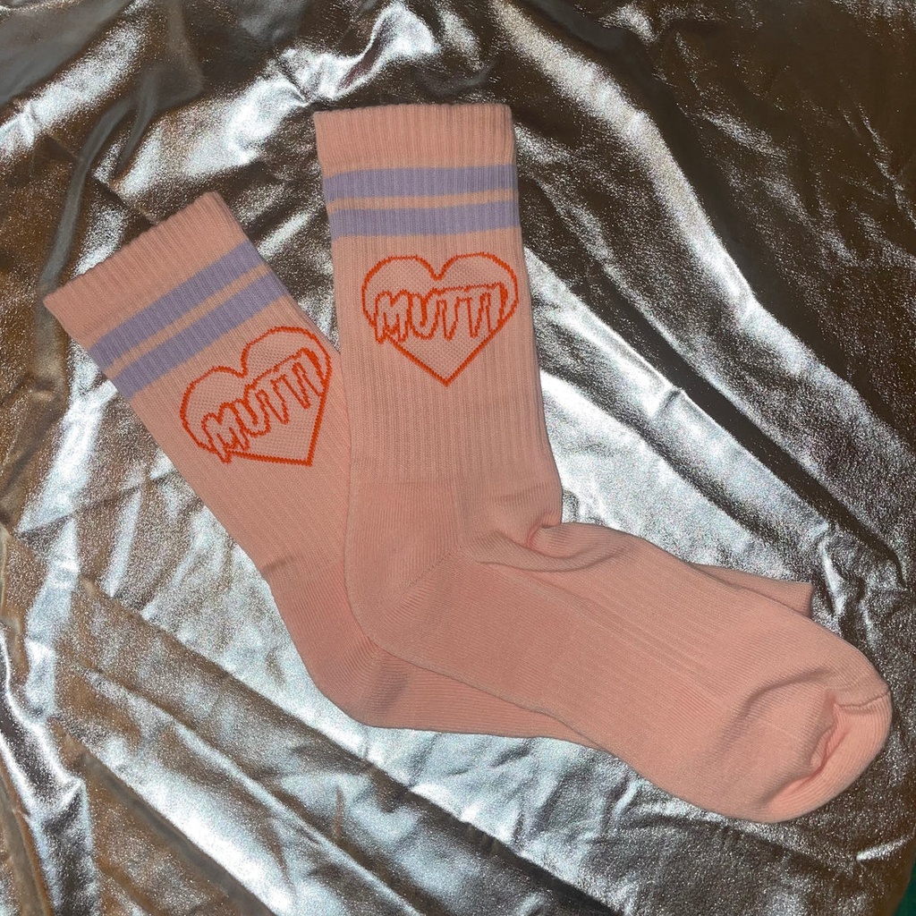 limited Mutti Love Socks peach