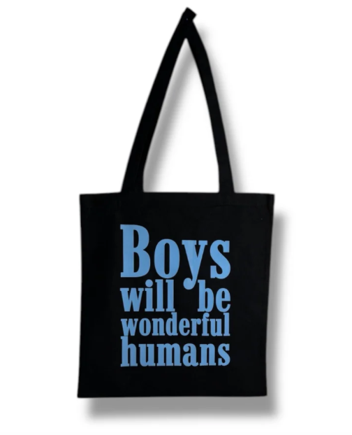 Boys will be wonderful humans Jutebeutel 