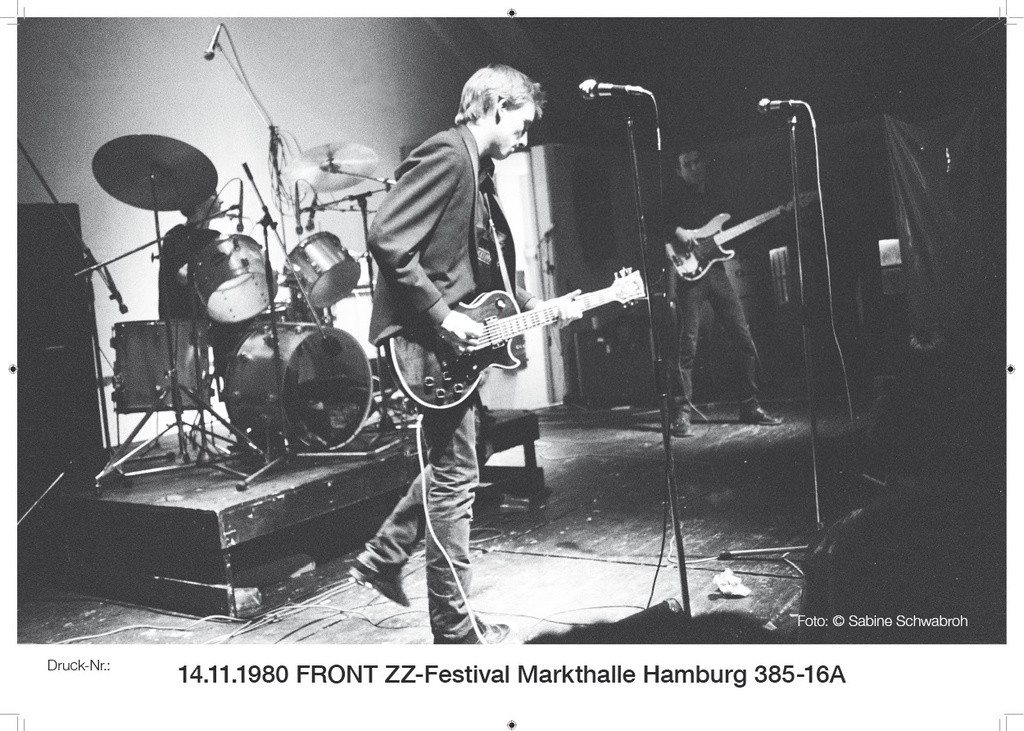 Foto Druck 14.11.1980 FRONT ZZ-Festival Markthalle 386