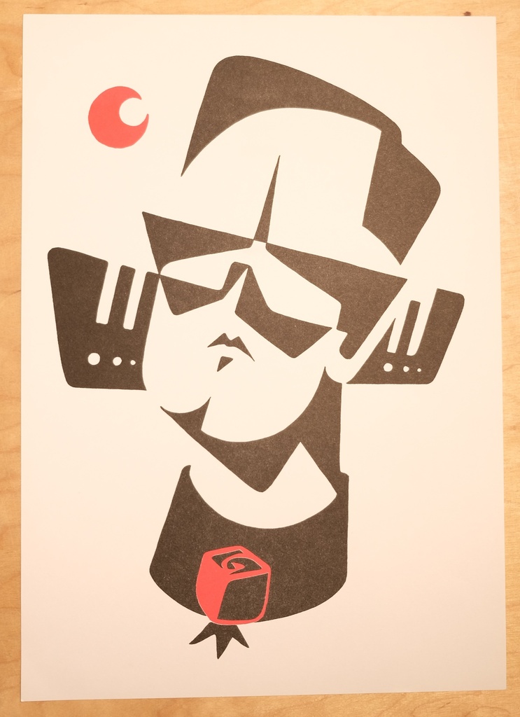 Druckgrafik "Fletcher" A3