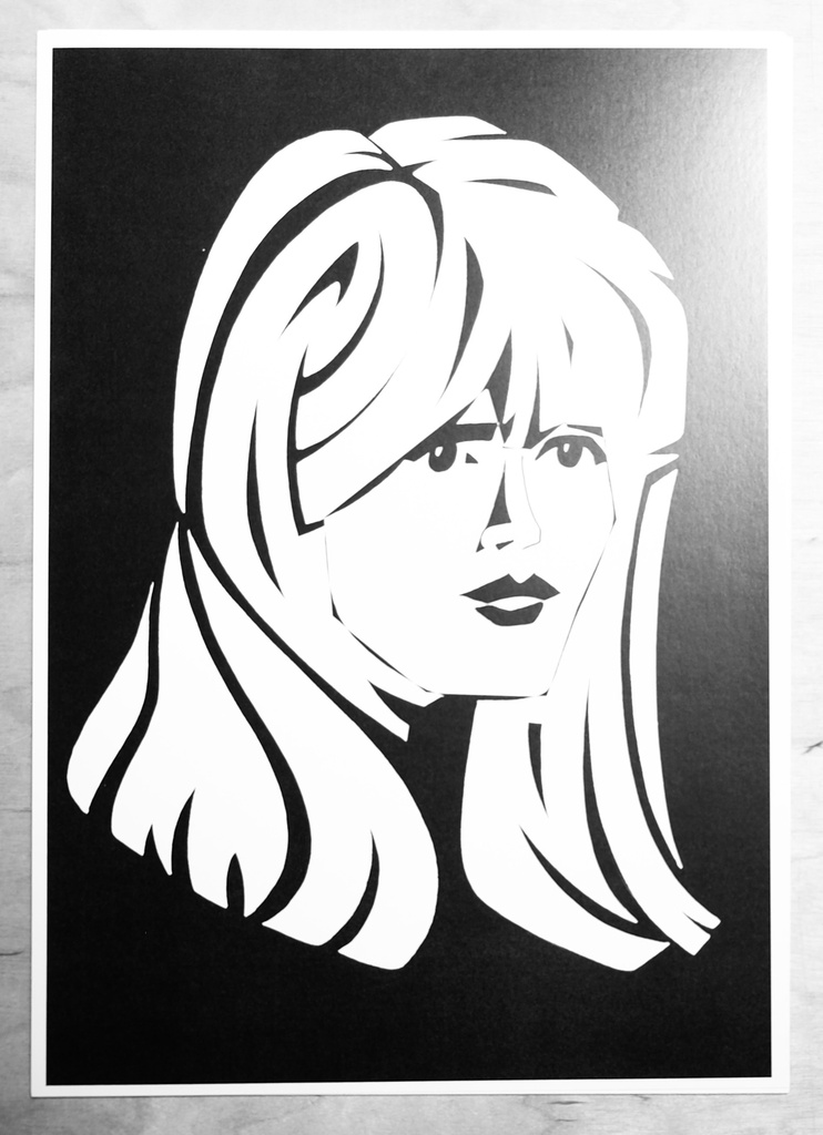 Druckgrafik "Marianne" A4