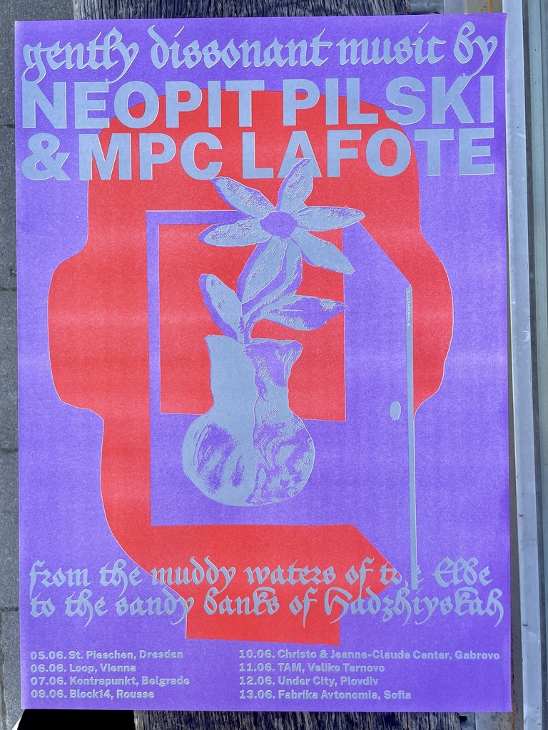 MPC Lafote & Neopit Pilski Bulgarien Tour Plakat Riso Din A2