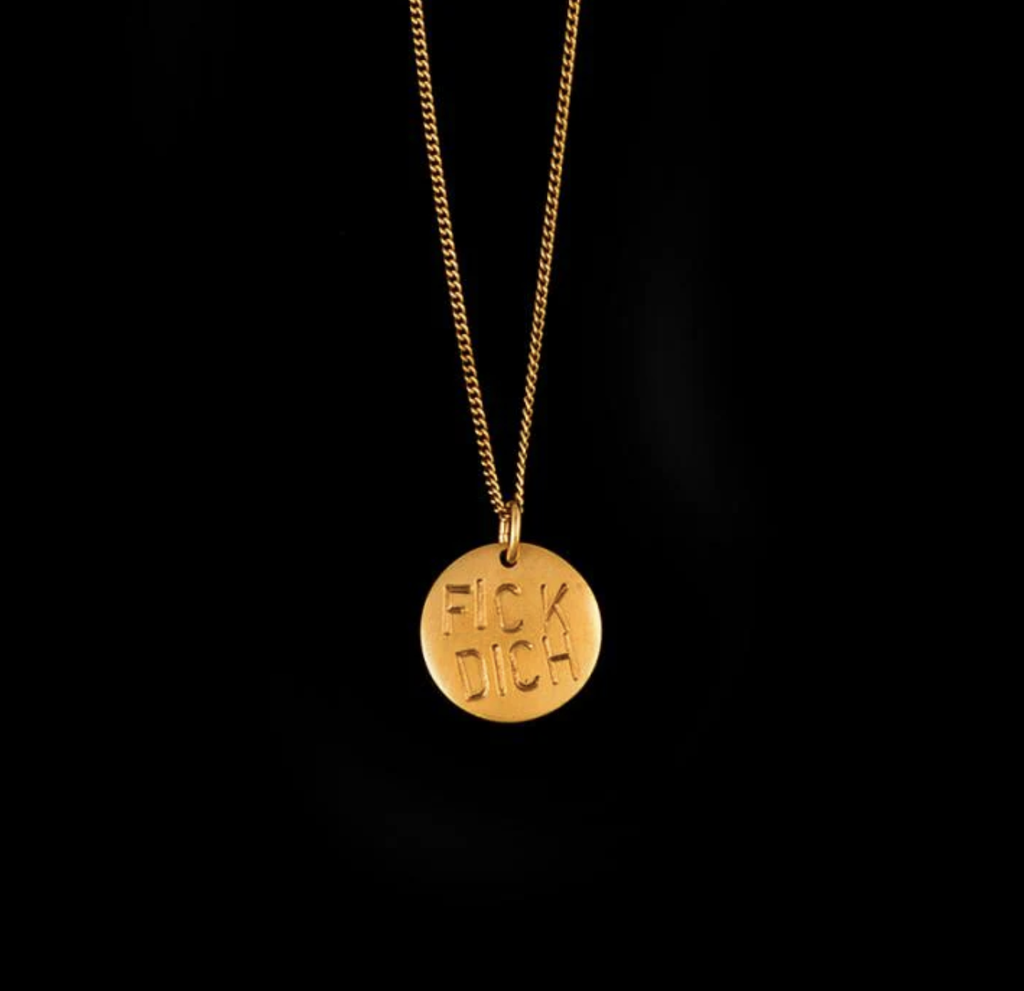 Fick dich, Fick mich Kette Gold 
