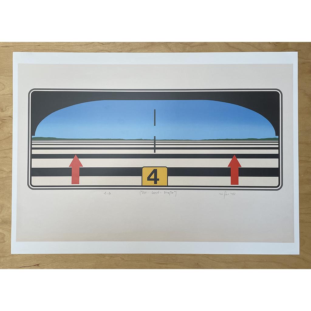 Poster Ost-West-Straße