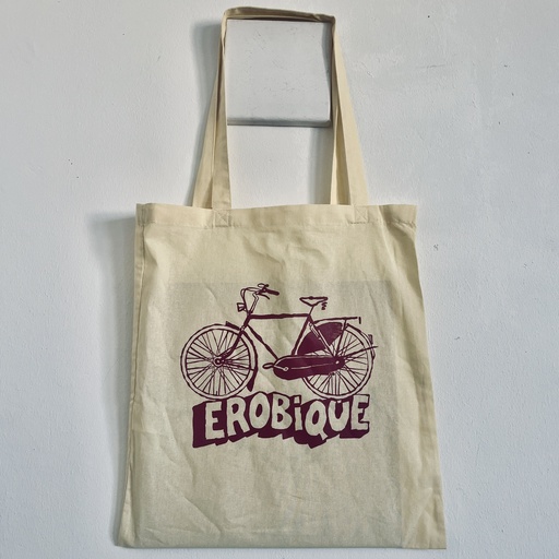 [HP007847] EROBIQUE Jutebeutel - Motiv: FAHRRAD - Farbe: NATUR