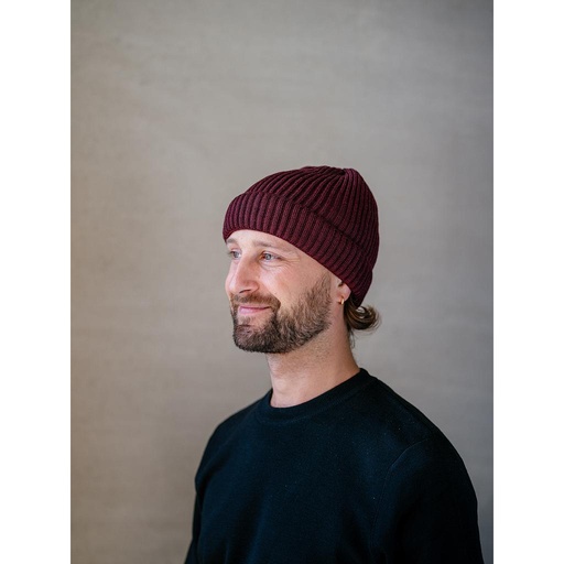 [HP000423] Mütze Amrum Bordeaux