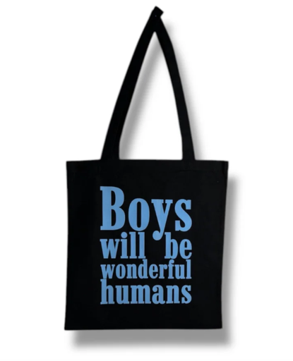 [PR/04394] Boys will be wonderful humans Jutebeutel 