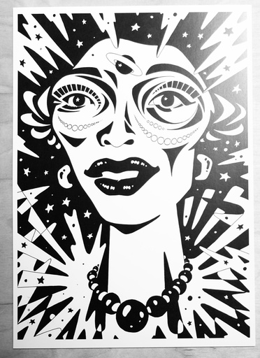 [PR/04890] Druckgrafik "Betty" A4