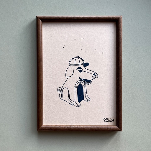 [PR/05188] Doggy Print 14 x 19 cm